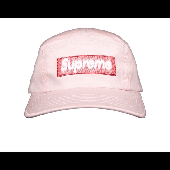 Supreme Accessories - Supreme Reversed Label Camp cap Pink